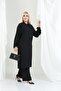 Wrap Shirt Collar Tunic Suit Buttoned Suitable for Hijab 2XL 6XL - 3