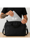 15.6" Notebook Computer Laptop Backpack Waterproof Fabric with Zipper Black - 3