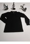 Unisex Long Sleeve Polo Neck School and Casual Ribbed Children's Teenage T-Shirt Breathable Fabric - 2