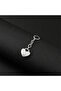 Death note ryuk heart figured chain earrings – anime themed dangle earrings - 5
