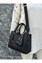 Original Women's New Season 3 Compartment Luxury Soft Leather Adjustable Cross Strap Stylish Shoulder Bag - 5
