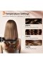 Cordless Mini 2 in 1 Hair Straightener Brush Curler for Hair & Beard Styling (CD-2398) - 4