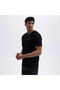 V-Neck Black Men's T-Shirt Em186-1 - 2