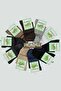 جوارب من الخيزران نصف كونش، عبوة من 6 قطع، معطرة وقابلة للغسل - 3