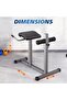 Adjustable Hyperextension Roman Chair / Exercise Hyper Bench Jd-3.1 - 4