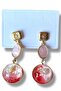 Gold Color Stone Detailed Dangle Earrings (Pair) - 2