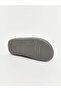 Gray Leather-Look Men's Sandals - 4