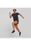 Womens Favourite Short Sleeve Running Tee - Black - 4