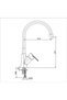 Ar Liona Flexible Tip Sink Faucet - Black - 2