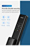 قفل باب ذكي EasyKey Alpha يعمل ببصمة الإصبع باللون الأسود - 7