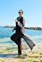 Chiffon Pareolu Adjustable Waist Hijab Swimsuit -180 - 3