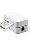 Compact Thermal Shipping Label Printer, Bluetooth Compatible, One-Line Express Printing, White - 3