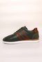 Green Khaki Leather Men's Sneakers - Stylish and Comfortable Men's Sneakers - 3