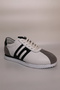White Black Nubuck Leather Men Sneakers -Stylish and Comfortable Men Sneakers - 4