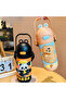 Creative Puzzle Cup Children's Portable Stainless Steel Thermos Rotating Straw Revolving game - 3