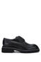 Men's Genuine Leather Black Antique Casual Shoes