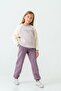 5-9 Years Calm Mood Girl's Suit-Lavender - 2