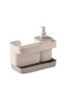 Tidy Up White Sink Organizer with Soap Dispenser & Sponge Holder – Made in Italy - 2