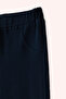 Girl's Knitted Navy Blue Tights - 2