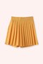 Girl's Pleated Yellow Shorts Skirt