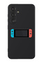 Protective Liquid Silicone Shockproof Case For Samsung Galaxy S24 Plus (Black) - Nintendo