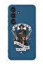Protective Liquid Silicone Case For Samsung Galaxy S24 Plus (Blue) - Wild west cowboy