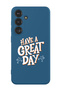 Protective Liquid Silicone Shockproof Case For Samsung Galaxy S24 Plus (Blue) - have a great day