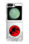 Case for Samsung Galaxy Z Flip 5 Compatible with MagSafe, Shockproof Bumper Case Jurassic Park