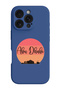 iPhone 16 Pro Max Blue Protective Liquid Silicone Shockproof Case - Abu dhabi Sun