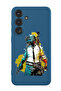 Protective Liquid Silicone Shockproof Case For Samsung Galaxy S24 Plus (Blue) - Pubg