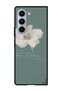 Protective Case Anti Scratch Shock Proof Bumper Cover For Samsung Galaxy Z Fold 6 White Flower (2)