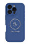 iPhone 16 Pro Max Blue Protective Liquid Silicone Shockproof Case - Life is Beautiful