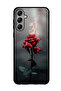 Protective Case Anti Scratch Shock Proof Bumper Cover For Samsung Galaxy M15 Burning Red Rose