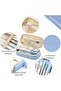 Kawaii Special Colorful Double Layer Canvas Pencil Case Pastel Tone Large Capacity Stationery Bag - 2