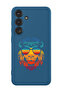 Protective Liquid Silicone Shockproof Case For Samsung Galaxy S24 Plus (Blue) - lion
