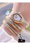 New Season Wrapped Steel Cord 3 Atm 2 Years Warranty Women's Wrist Watch + Bracelet 10084.4