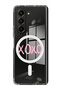 Case for Samsung Galaxy Z Fold 5 Compatible with MagSafe, Shockproof Phone Bumper Cover XOXO