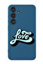 Protective Liquid Silicone Shockproof Case For Samsung Galaxy S24 Plus (Blue) - FORZA078 Be Happy