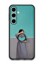 Protective Case Anti Scratch Shock Proof Bumper Cover For Samsung Galaxy S24 FE girl_clock_wall