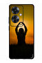 Protective Case Anti Scratch Shock Proof Bumper Cover For Oppo Reno 11F silhouette_heart_sunset