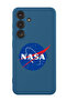 Protective Liquid Silicone Shockproof Case For Samsung Galaxy S24 Plus (Blue) - Nasa CLassic
