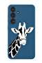 Protective Liquid Silicone Shockproof Case For Samsung Galaxy S24 Plus (Blue) - Giraffe