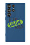 Protective Liquid Silicone Case For Samsung Galaxy S24 Ultra (Blue) - Life is wheelie good black