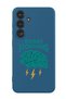 Protective Liquid Silicone Shockproof Case For Samsung Galaxy S24 Plus (Blue) - Brain Stroming
