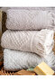 Buldan Production Dowry Luxury Jacquard Perla 4-Piece Bath Towel I 70X140 - 3