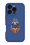 iPhone 16 Pro Max Blue Protective Liquid Silicone Shockproof Case - swag bull dog