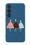 Protective Liquid Silicone Shockproof Case For Samsung Galaxy S24 Plus (Blue) - Pretty Girls