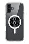 iPhone 16 Magsafe Case Compatible with, Shockproof Phone Bumper Cover - Basketball black