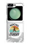 Case for Samsung Galaxy Z Flip 5 Compatible with MagSafe, Bumper Cover Social Distancing expert