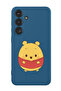 Protective Liquid Silicone Shockproof Case For Samsung Galaxy S24 Plus (Blue) - Pooh